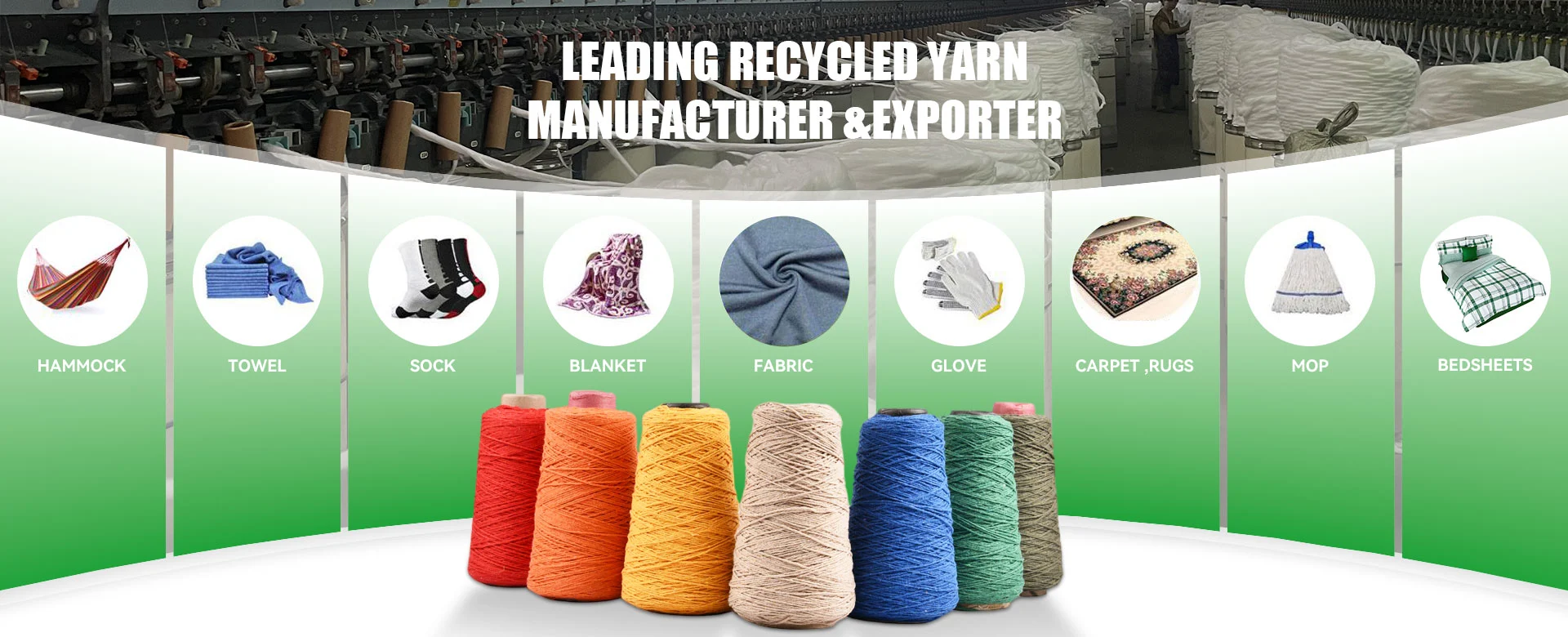 Fabricante y exportador líder de hilados